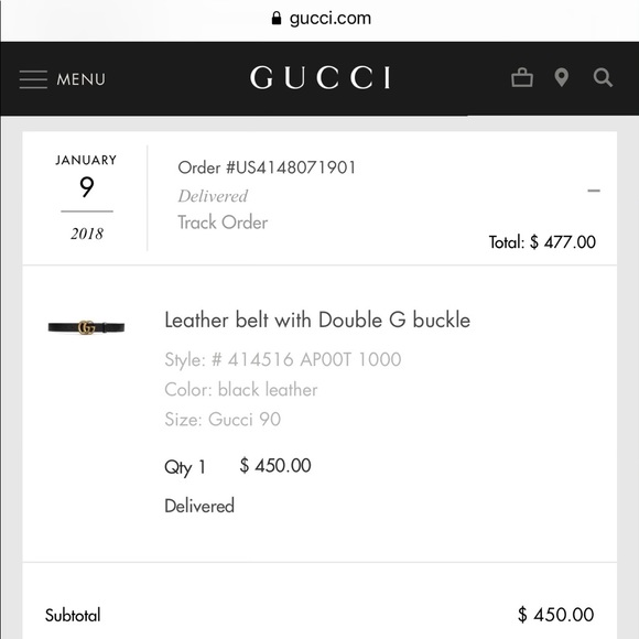 Gucci belt - Picture 9 of 9